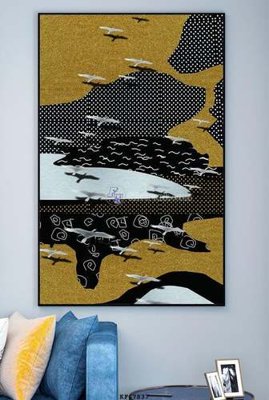 File tranh trang trí File tranh hiện đại pha lê gương KF67837 (file gốc)