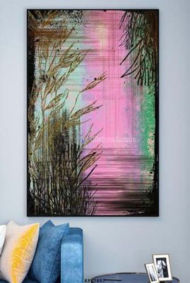 File gốc File tranh hiện đại pha lê gương KF67857 (thiết kế) độc quyền