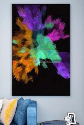 File gốc File tranh hiện đại pha lê gương KF67957 (in tráng gương) ốp tường