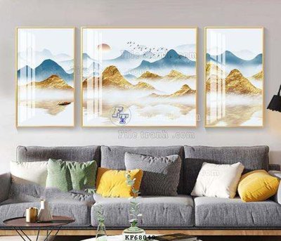 Chi tiết file tranh tráng gương File tranh hiện đại pha lê gương KF68049 (ảnh gốc)