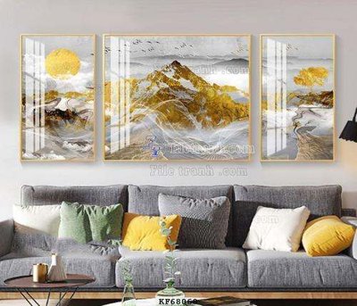 Tải file File tranh hiện đại pha lê gương KF68068 (ảnh gốc) in gạch 3D