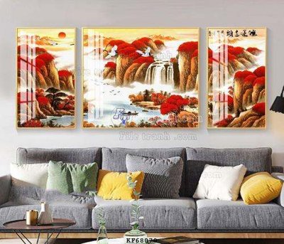 File tranh File tranh hiện đại pha lê gương KF68070 (ảnh gốc) độ nét vượt trội