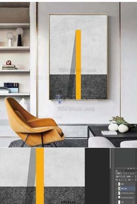 Tải file gốc File tranh hiện đại pha lê gương KF68105 (bản PSD) gốc