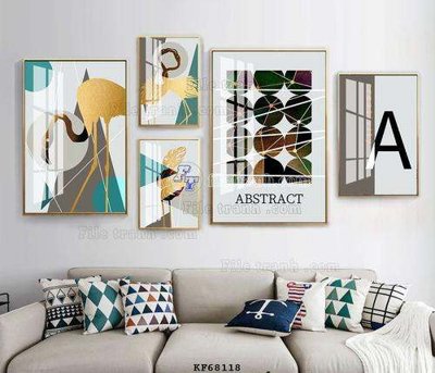 Tải file File tranh hiện đại pha lê gương KF68118 (gốc) in tranh tráng gương