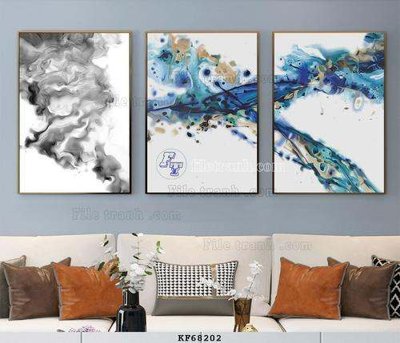 File gốc File tranh hiện đại pha lê gương KF68202 cho in ấn và thiết kế