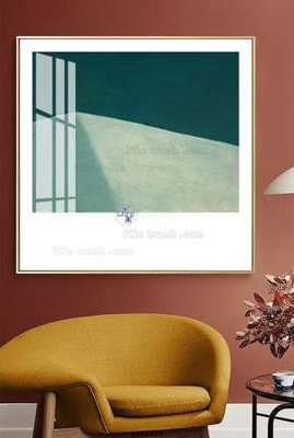 File in trần File tranh hiện đại pha lê gương KF68223 (bản gốc) bầu trời