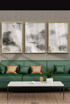 Download file tranh PSD File tranh hiện đại pha lê gương KF68261 để chỉnh sửa