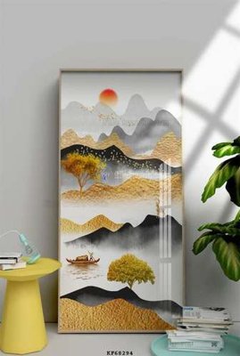 Tải file File tranh hiện đại pha lê gương KF68294 (gốc) làm file in ấn