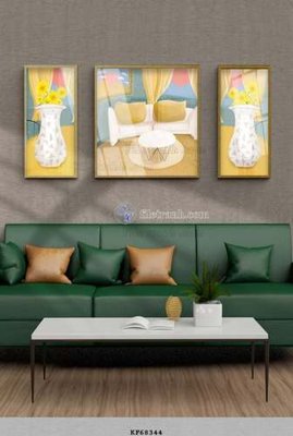 File gốc File tranh hiện đại pha lê gương KF68344 (phiên bản chuẩn) để in ấn