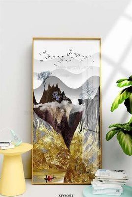 File tranh File tranh hiện đại pha lê gương KF68351 (gốc) chủ đề trẻ em