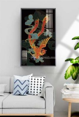 File tranh File tranh hiện đại pha lê gương KF68354 (bản gốc) treo tường