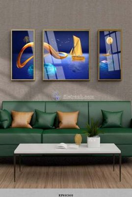 Download file tranh PSD File tranh hiện đại pha lê gương KF68360 để chỉnh sửa