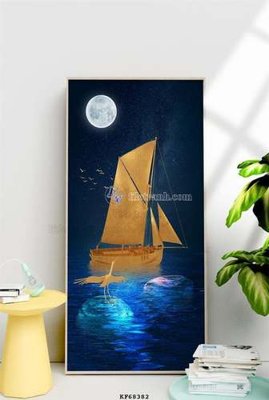 Download file File tranh hiện đại pha lê gương KF68382 (gốc) in mica cao cấp