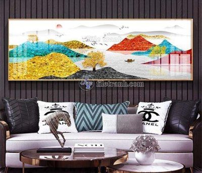 Tải file File tranh hiện đại pha lê gương KF68415 (gốc) làm file quảng cáo