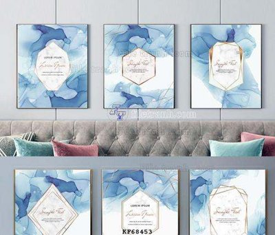 File gốc File tranh hiện đại pha lê gương KF68453 (thiết kế) cho in ấn