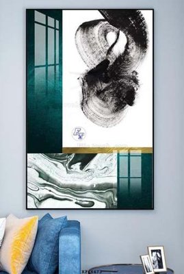 Hình ảnh file gốc File tranh hiện đại pha lê gương KF68473 cho in UV