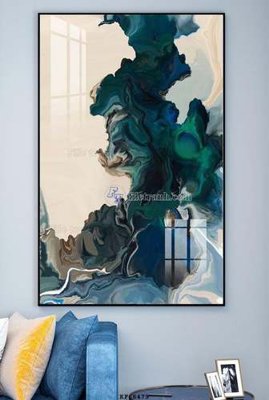 File gốc File tranh hiện đại pha lê gương KF68479 (cho in ấn) từ kho Filetranh