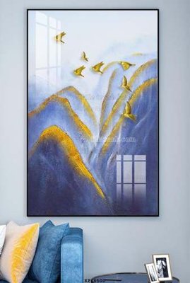 File tranh File tranh hiện đại pha lê gương KF68500 (gốc) chủ đề con người