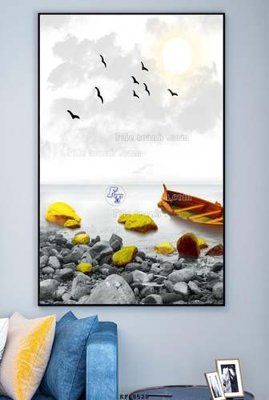 File tranh quảng cáo File tranh hiện đại pha lê gương KF68528 (download file gốc)