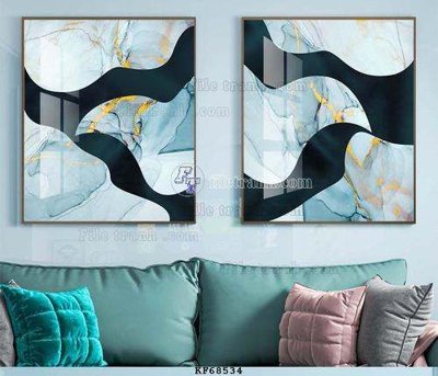 Download file File tranh hiện đại pha lê gương KF68534 (chuẩn in) File tranh hiện đại pha lê gương KF68534