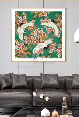 Cung cấp file tranh gốc File tranh hiện đại pha lê gương KF68535 độc quyền