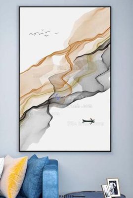 File gốc in tráng gương File tranh hiện đại pha lê gương KF68569 chi tiết