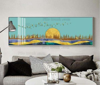 File gốc File tranh hiện đại pha lê gương KF68587 (vector) cho in ấn