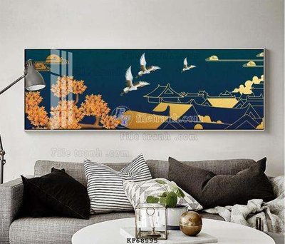 Download file gốc File tranh hiện đại pha lê gương KF68595 (in mica) 3D