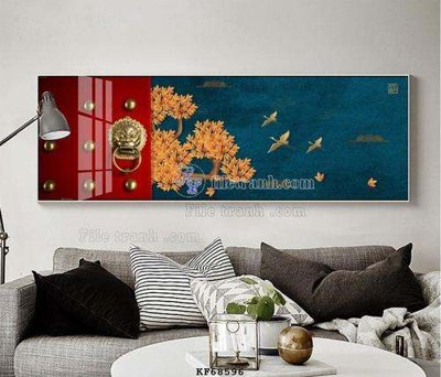 File gốc File tranh hiện đại pha lê gương KF68596 (phong cách) tối giản