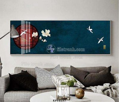 File tranh File tranh hiện đại pha lê gương KF68597 (bản gốc) in canvas