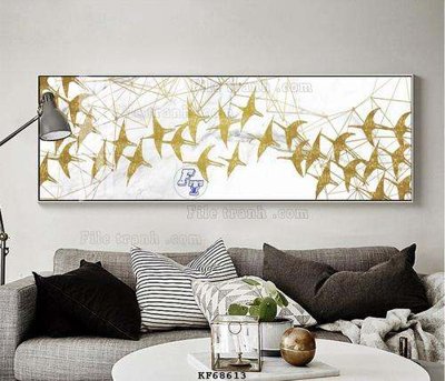 File gốc File tranh hiện đại pha lê gương KF68613 (phiên bản chuẩn) để in ấn