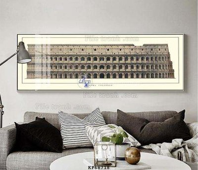 Tải file gốc in lụa File tranh hiện đại pha lê gương KF68718 siêu nét