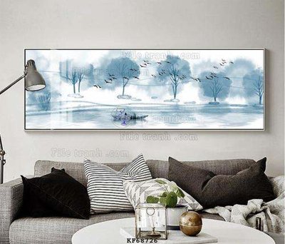 File gốc File tranh hiện đại pha lê gương KF68726 (bản quyền) cho in ấn