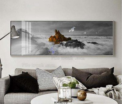 File gốc File tranh hiện đại pha lê gương KF68773 (trang trí) cho phòng khách