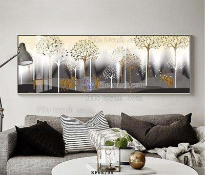 File gốc File tranh hiện đại pha lê gương KF68795 (bản quyền) cho in ấn