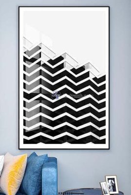 File gốc File tranh hiện đại pha lê gương KF68806 (in tráng gương) ốp tường