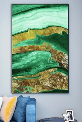 Tải file File tranh hiện đại pha lê gương KF68863 (gốc) chủ đề phong thủy