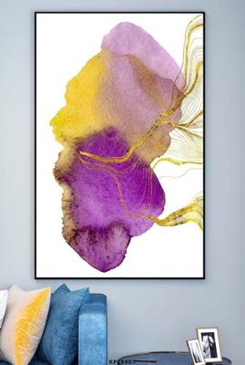 File gốc File tranh hiện đại pha lê gương KF68907 (trang trí) phòng ngủ