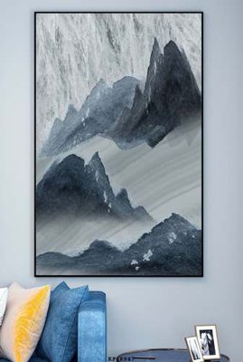 File in lụa File tranh hiện đại pha lê gương KF68947 (tân cổ điển) File tranh hiện đại pha lê gương KF68947