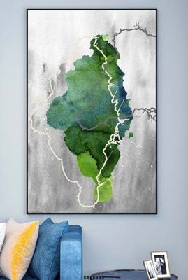 File in ấn File tranh hiện đại pha lê gương KF68999 chuyên nghiệp