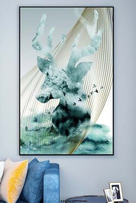 File tranh in mica File tranh hiện đại pha lê gương KF69025 (độ phân giải cao)