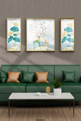 File gốc File tranh hiện đại pha lê gương KF69060 (phong cách) châu Âu