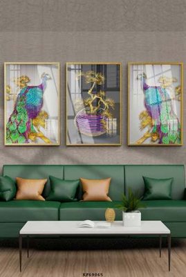 File gốc File tranh hiện đại pha lê gương KF69065 (ảnh rõ nét) để in