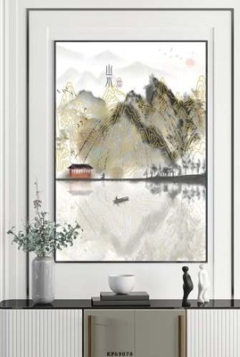 File PSD File tranh hiện đại pha lê gương KF69078 (bản gốc) chất lượng nhất