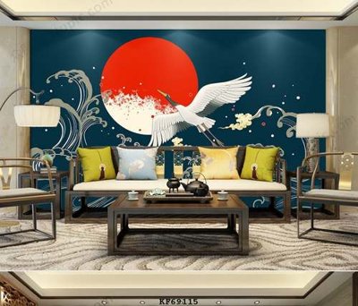 File gốc File tranh hiện đại pha lê gương KF69115 (chuẩn CMYK) cho nhà in