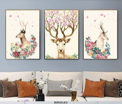 File tranh File tranh hiện đại pha lê gương KF69183 (bản gốc) trang trí văn phòng