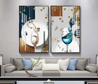 Tải file File tranh hiện đại pha lê gương KF69302 (ảnh gốc) độ phân giải 300dpi