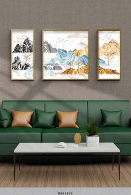 File gốc File tranh hiện đại pha lê gương KF69432 (in mica) trang trí