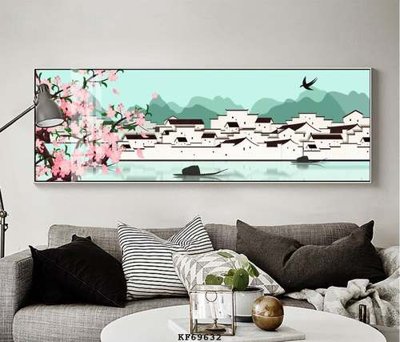 File tranh File tranh hiện đại pha lê gương KF69632 (file gốc) chủ đề phong thủy