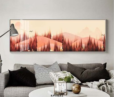 File in ấn File tranh hiện đại pha lê gương KF69681 (bản gốc) cao cấp